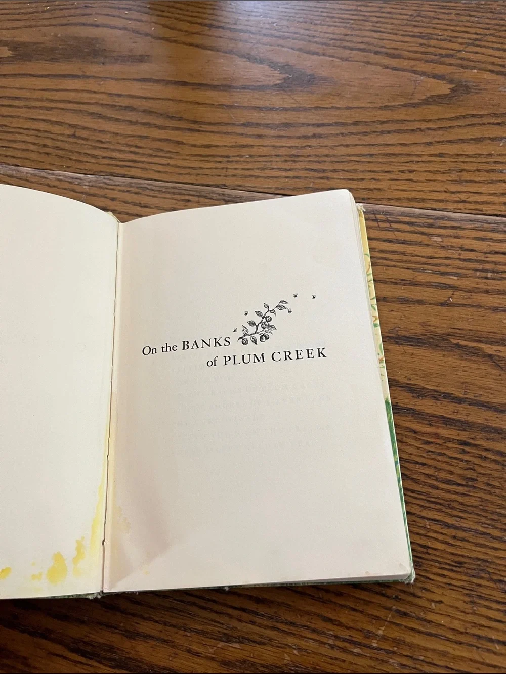 Vintage On the Banks of Plum Creek - Illustrated Hardcover